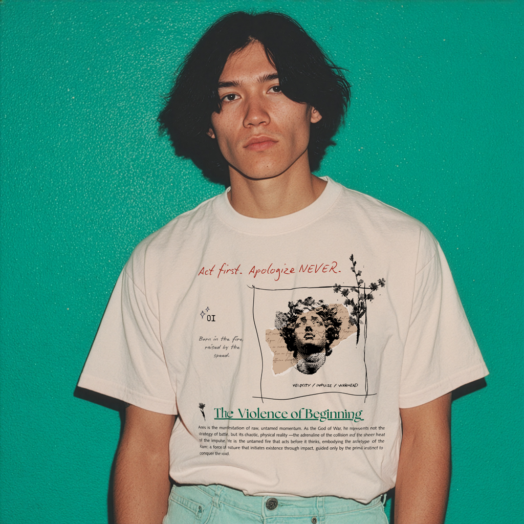 Aries X Ares — The Violence of Beginning Tshirt