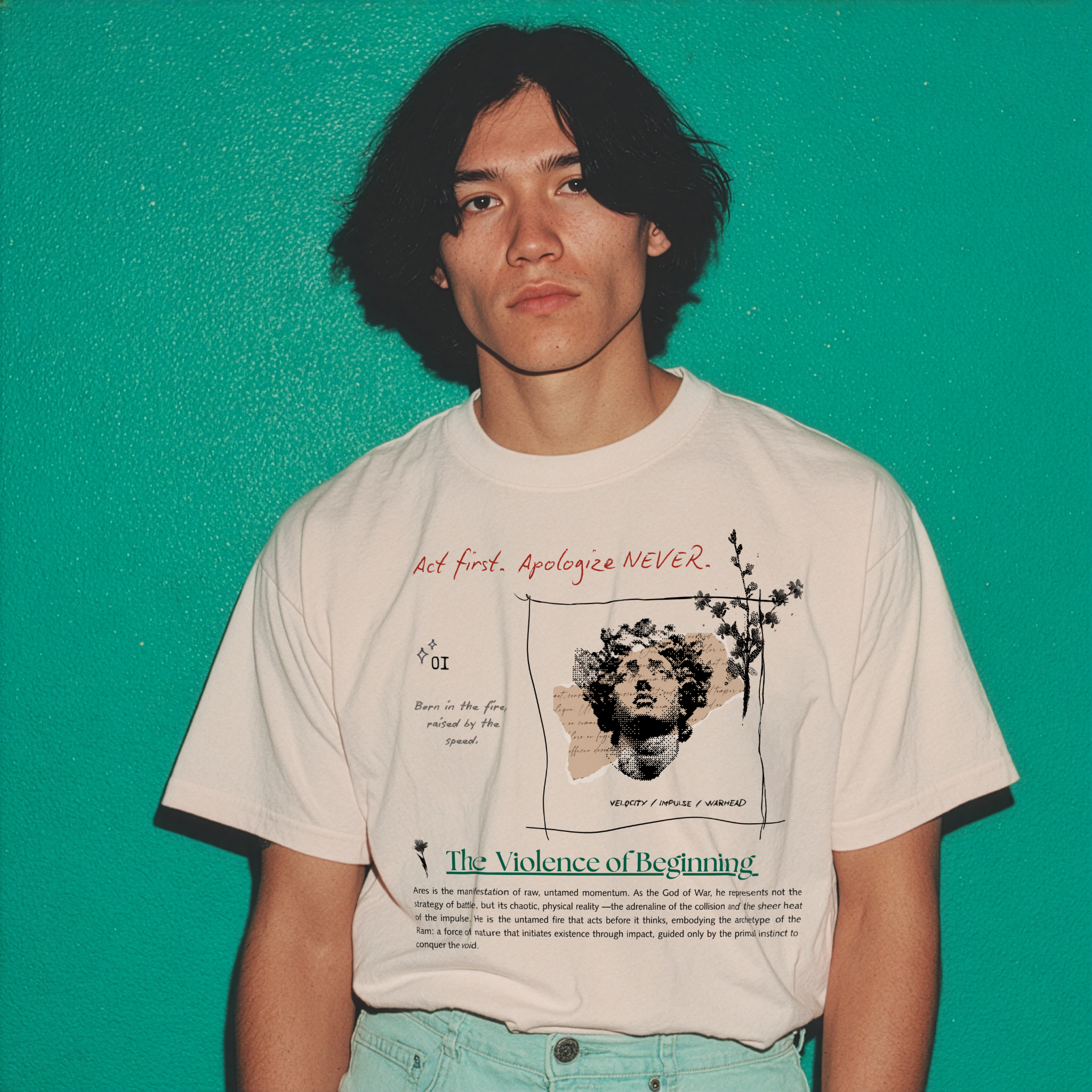 Aries X Ares — The Violence of Beginning Tshirt