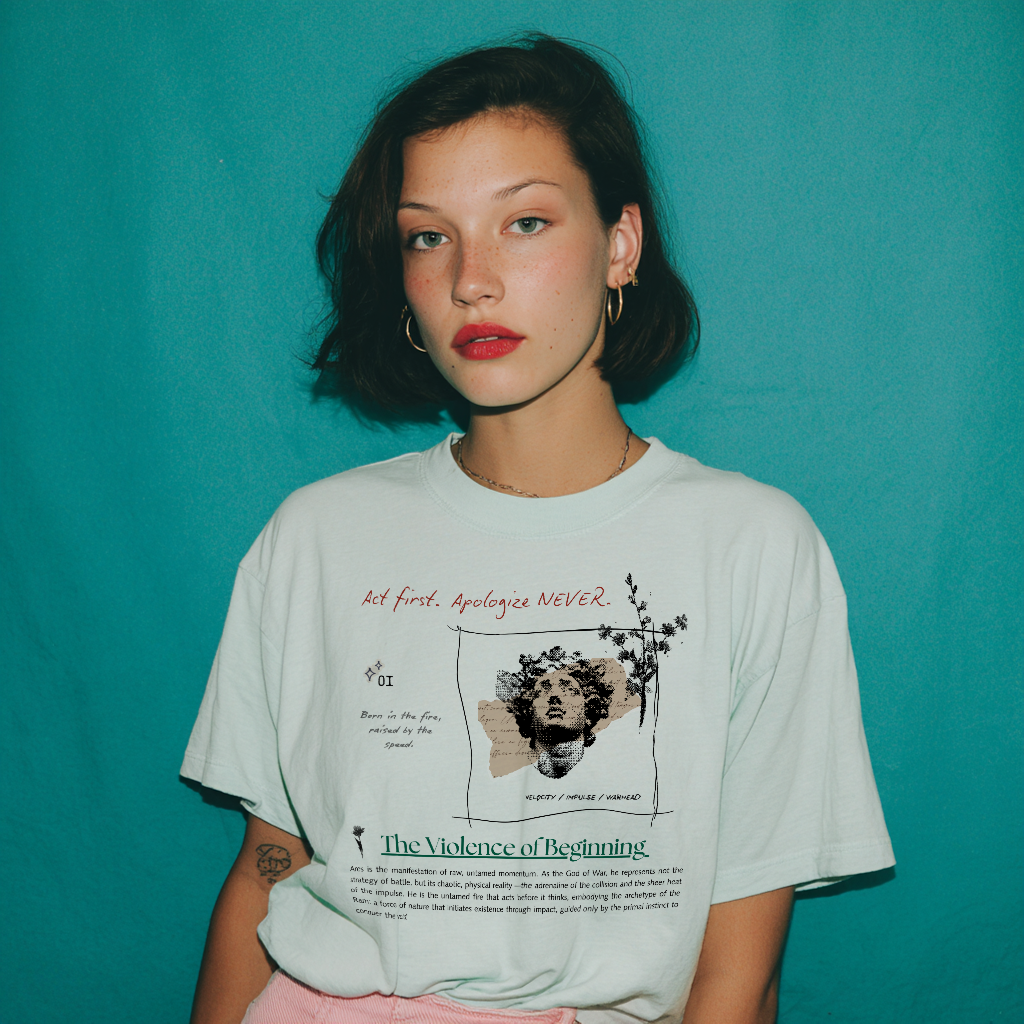 Aries X Ares — The Violence of Beginning Tshirt