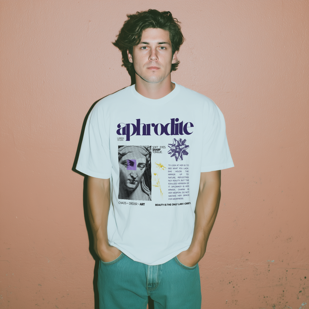 Libra X Aphrodite — Soft Eyes. Sharp Tongue Tshirt
