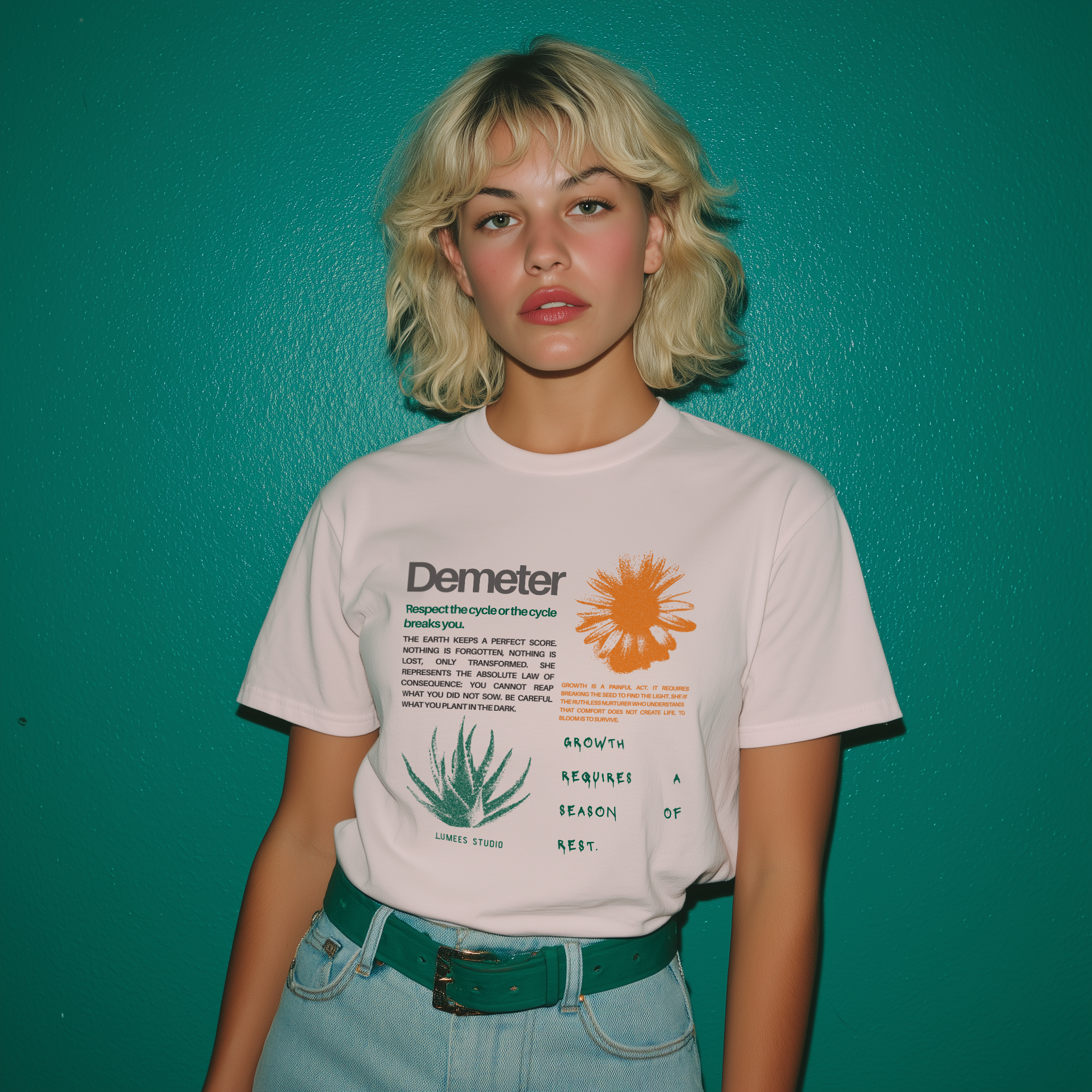 Virgo X Demeter — Respect the Cycle Tshirt