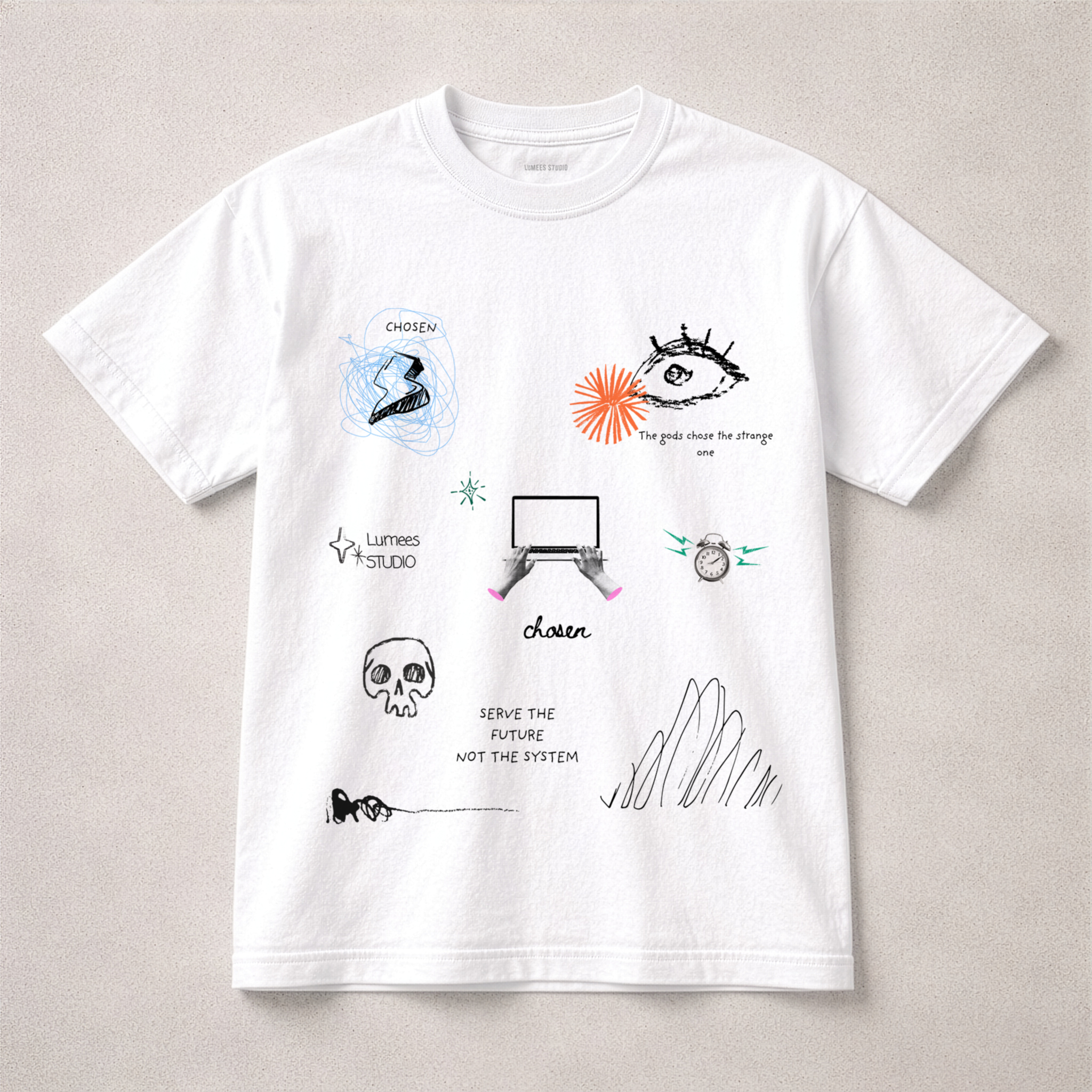 Aquarius & Ganymede — Serve the Future T-shirt