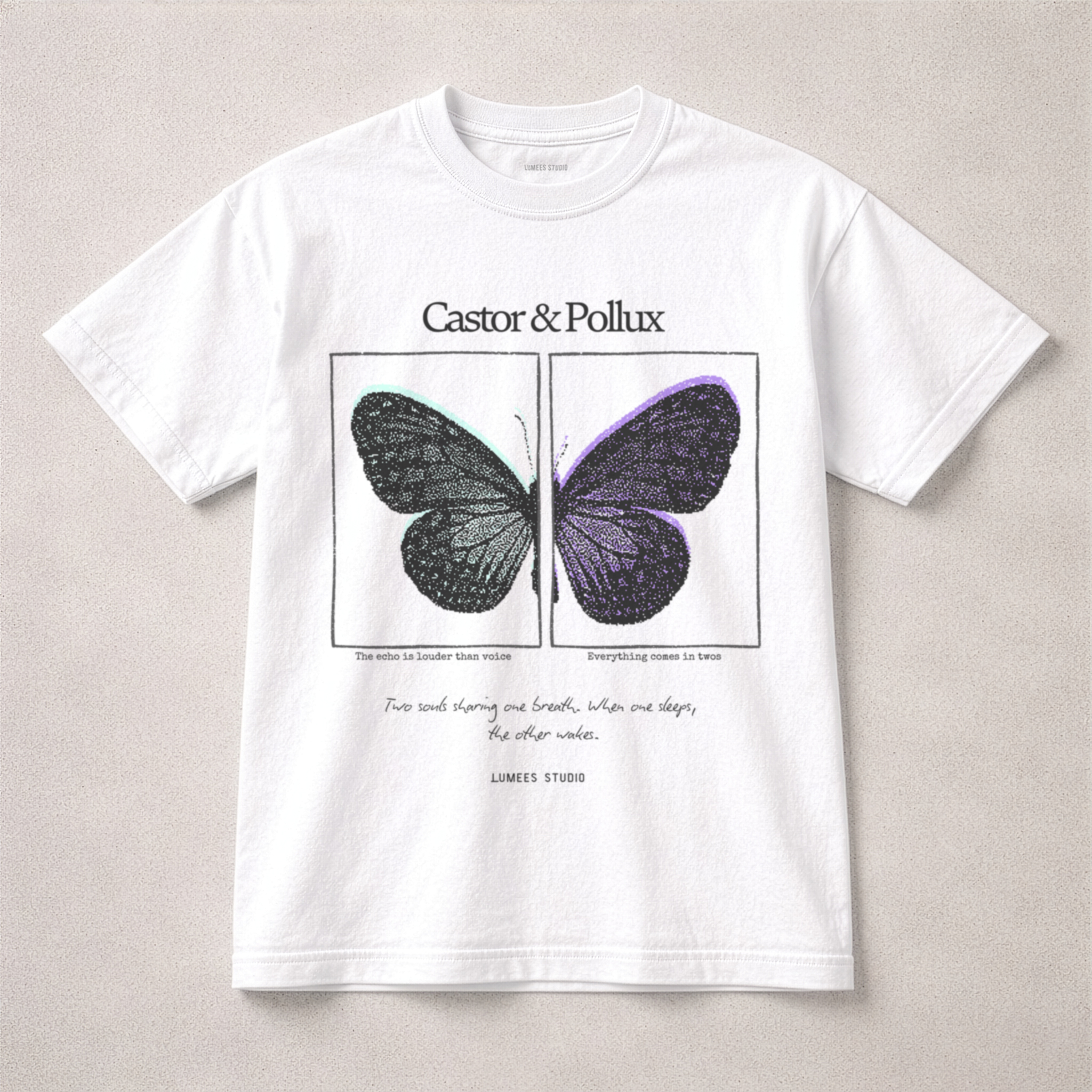 Gemini X Castor & Pollux — Everything Comes in Twos Tshirt